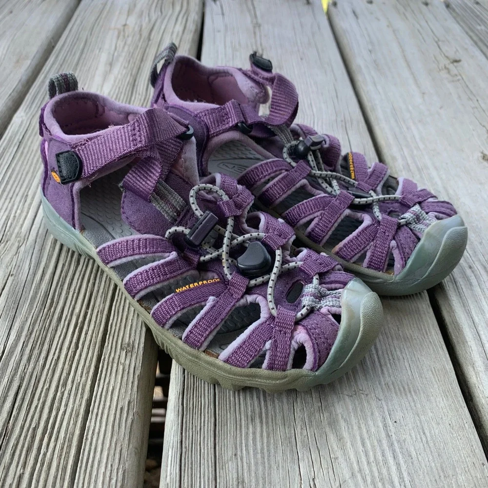 KEEN Kids Newport H2 Waterproof Sandals Purple Size 13 Girls Outdoor Play Creek